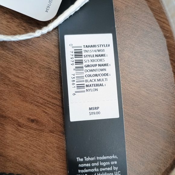 Tahari Trio Mini Bags in Black, Silver, and Cream - Picture 6 of 8